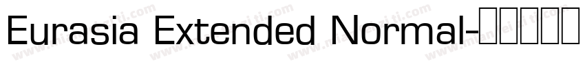 Eurasia Extended Normal字体转换